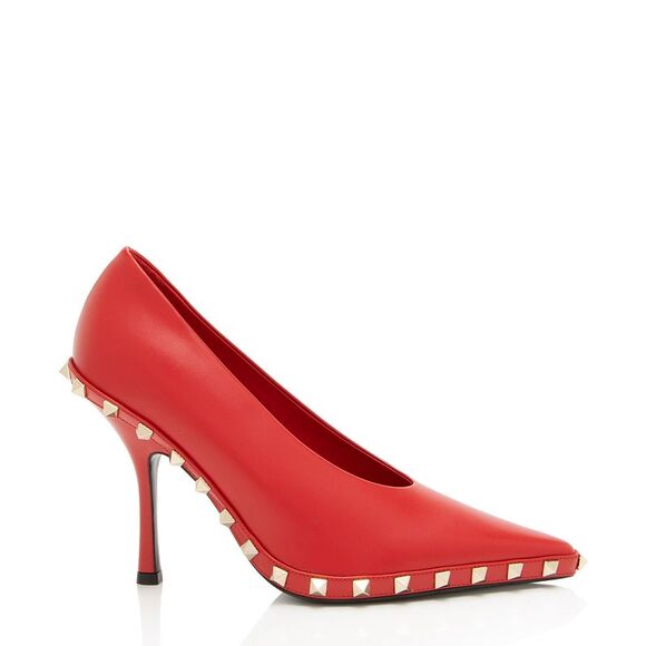 Valentino Leather Rockstud 100mm Pumps - Size 7 / 37 - Picture 1 of 8